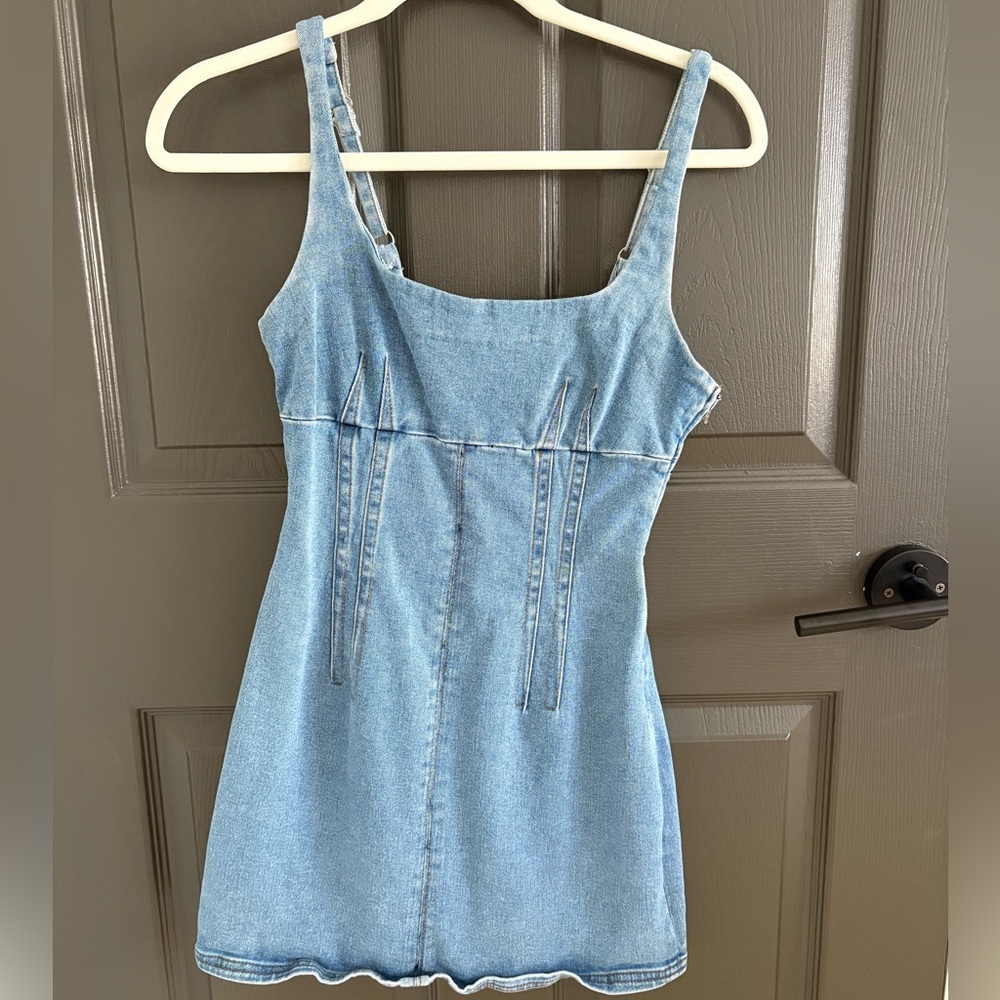 BDG Urban Outfitters Blue Denim Mini Dress